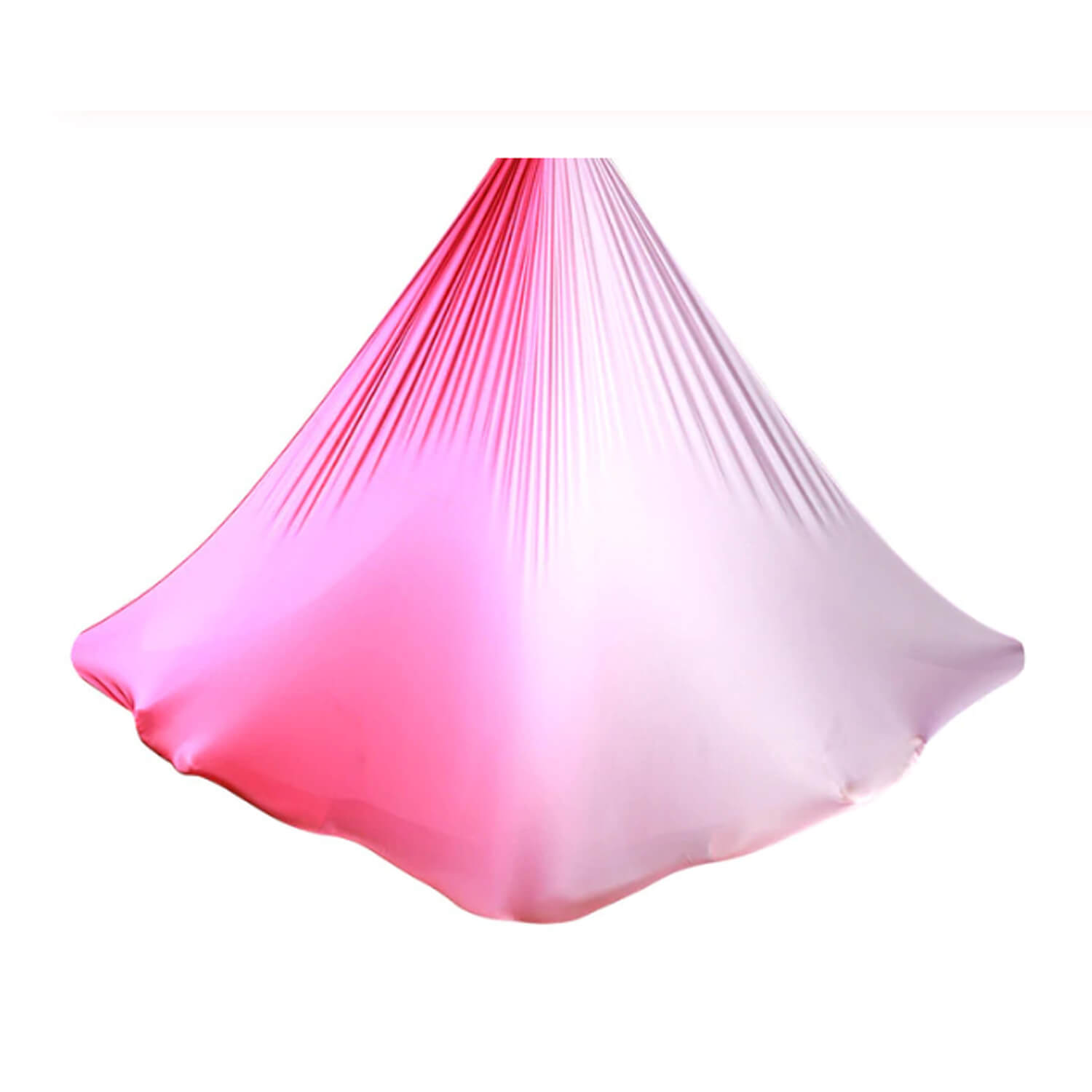 Tuchschlaufe in Zuckerwatte-Optik, 7 Meter lang, in Pink, Rosa und Weiß, wenig dehnbar. Erhältlich im Luftakrobatik Shop.