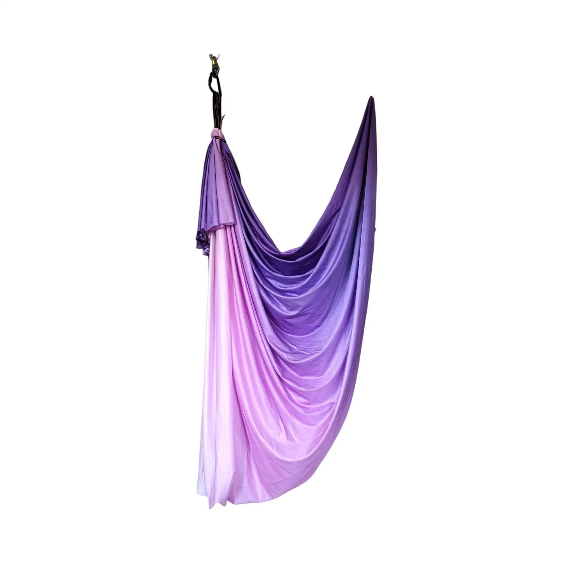 Tuchschlaufe in Beere für Aerial Yoga aus hochwertigem, wenig dehnbarem Material, erhältlich im Luftakrobatik Shop, lila, rosa und weiß.