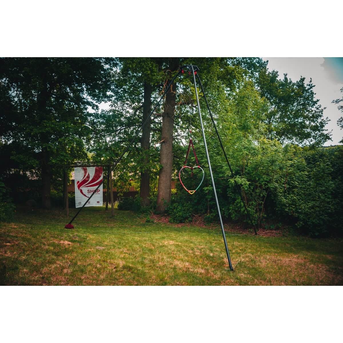 Luftakrobatik Gerüst 8m Dreibein Stahl