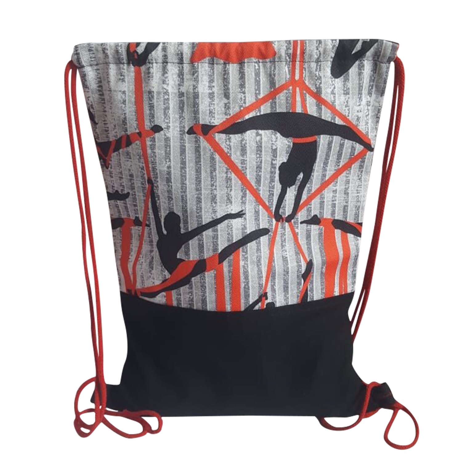 Rote Trainingstasche mit Luftakrobatik-Motiven. Perfekte Größe für ein Tuch, Anzug, Schminktasche und Wasserflasche. Handgemacht in Deutschland. Rote Trainingstasche mit Luftakrobatik-Motiven. Perfekte Größe für ein Tuch, Anzug, Schminktasche und Wasserflasche. Handgemacht in Deutschland.