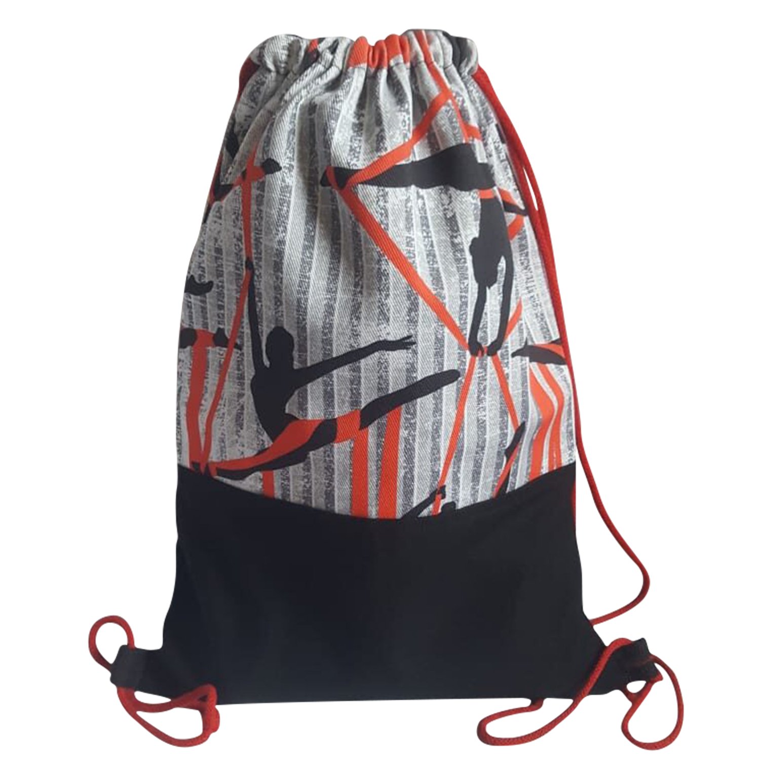 Trainingstasche rote Vertikaltücher