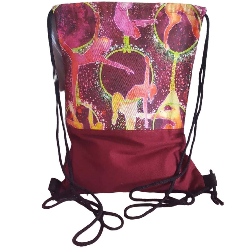 Trainingstasche bordeaux Disco Luftringe