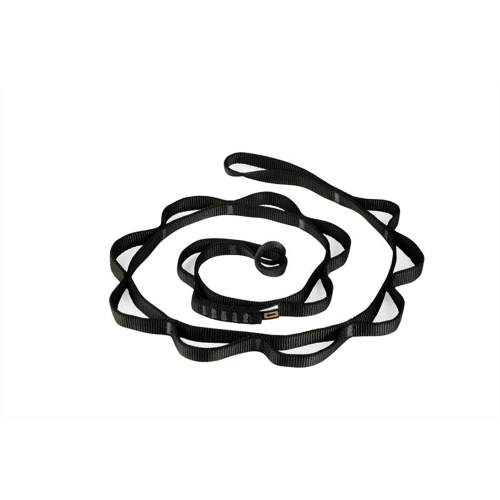 Schwarze Daisy Chain aus starken Rundschlingen mit 2200 kg Belastbarkeit, perfekt für Luftakrobatik und Luft Yoga. Ideal auch im Luftakrobatik Shop erhältlich. Schwarze Daisy Chain aus starken Rundschlingen mit 2200 kg Belastbarkeit, perfekt für Luftakrobatik und Luft Yoga. Ideal auch im Luftakrobatik Shop erhältlich.
