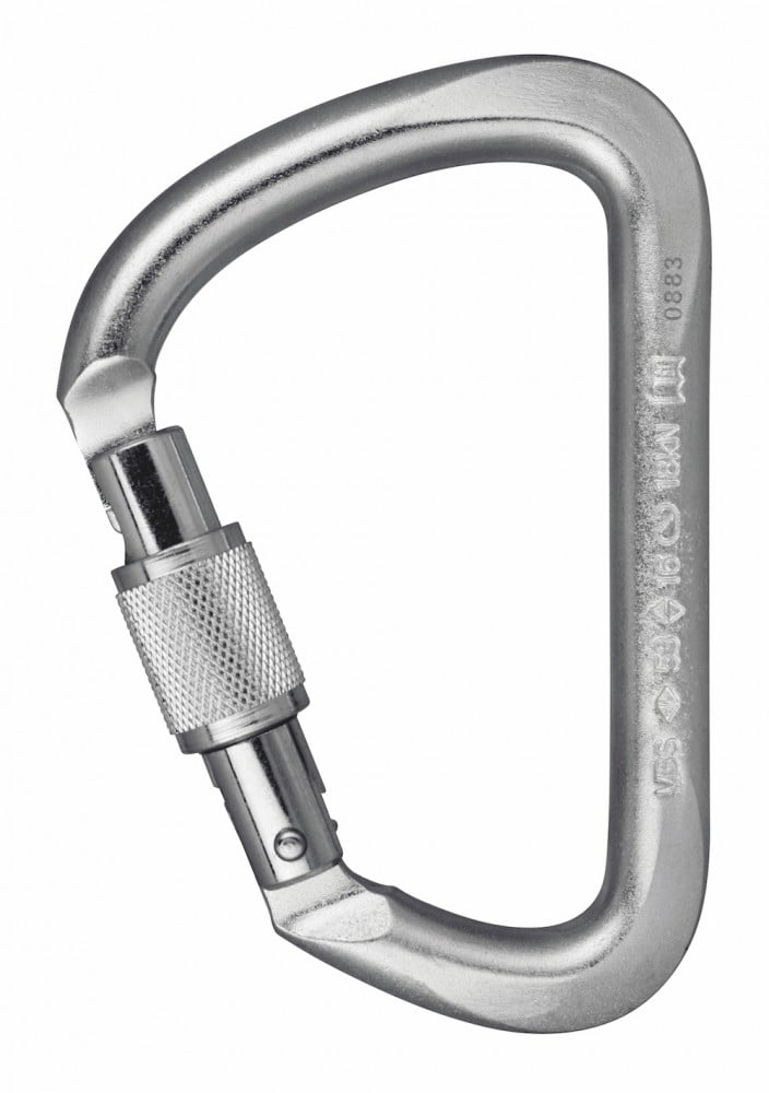 Stahlkarabiner D-Form