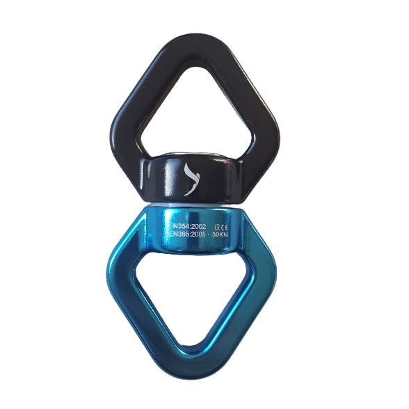 Stabiler und leichter Aluminium-Wirbel in Blau und Schwarz, perfekt für Luftakrobatik Kette oder Aerial Yoga Tuch, bei Marlene Kiepke erhältlich. Stabiler und leichter Aluminium-Wirbel in Blau und Schwarz, perfekt für Luftakrobatik Kette oder Aerial Yoga Tuch, bei Marlene Kiepke erhältlich.