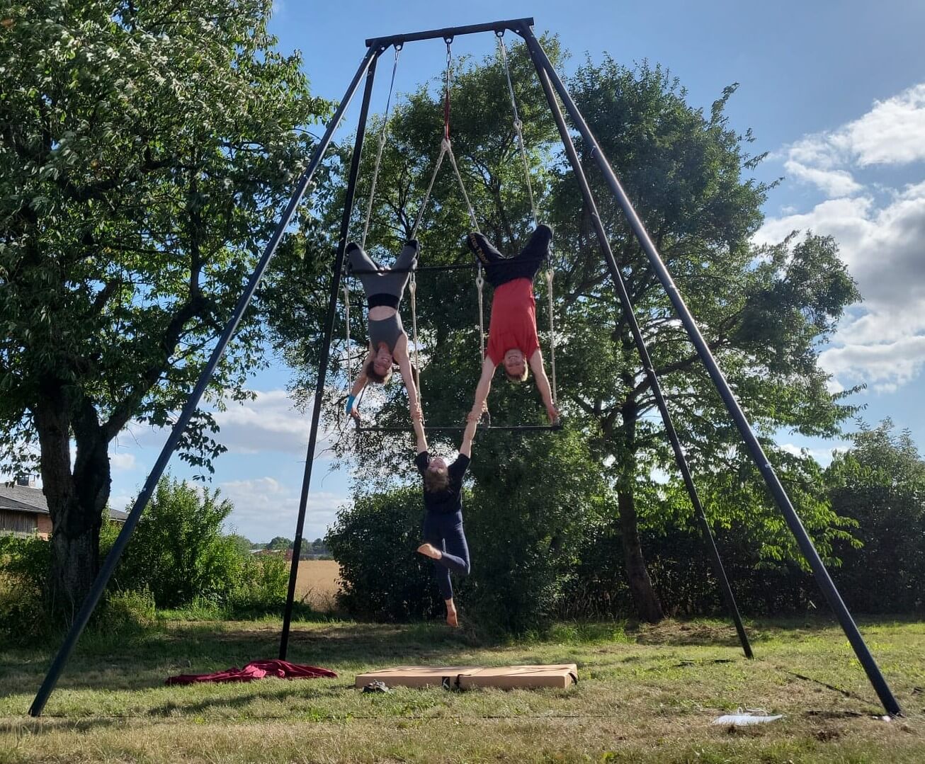 Luftakrobatik Gerüst 5,5m Aluminium Luftakrobatik Gerüst 5,5m Aluminium