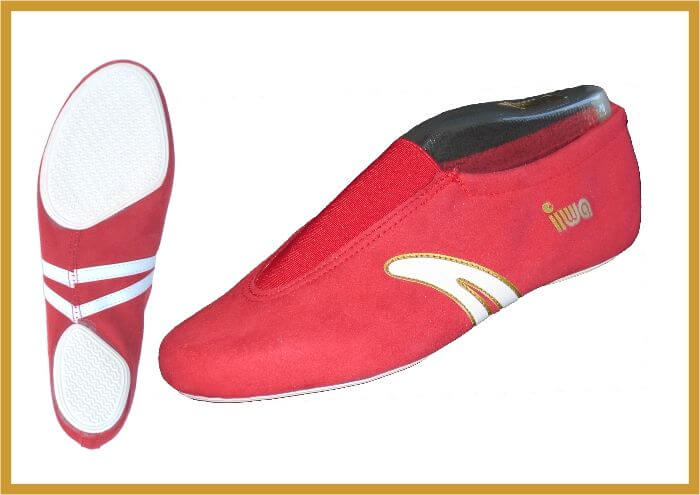 Luftakrobatik Schuh rot-weiß 48