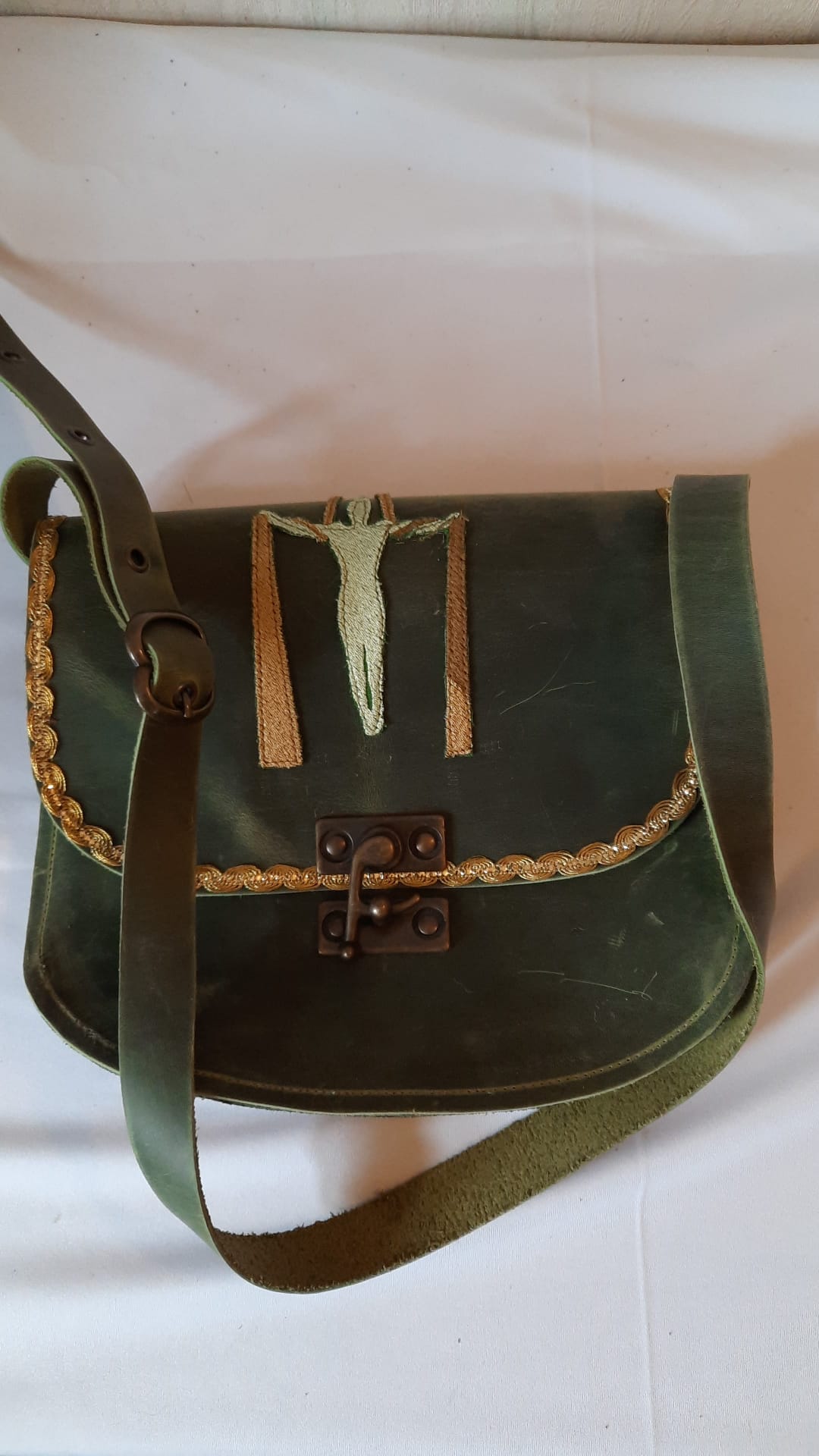 Handtasche Leder Titania grün
