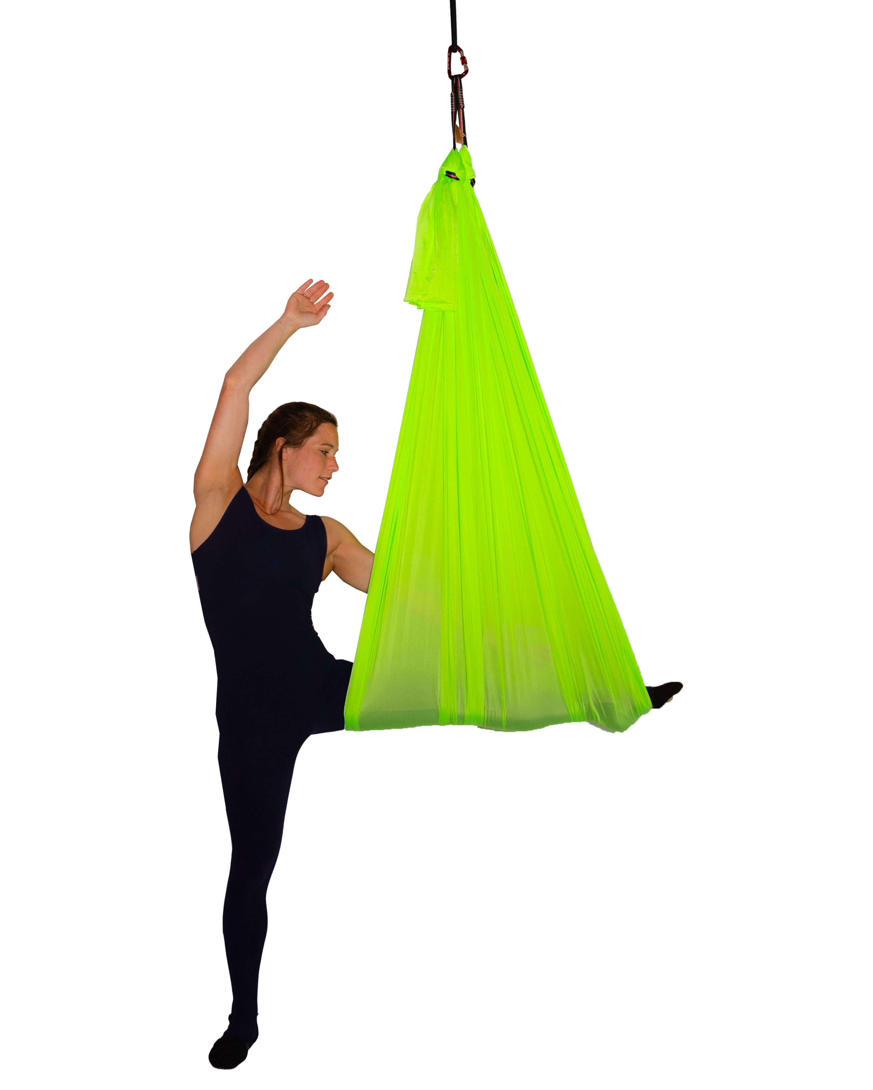 Yogatuch Neongrün 6 meter