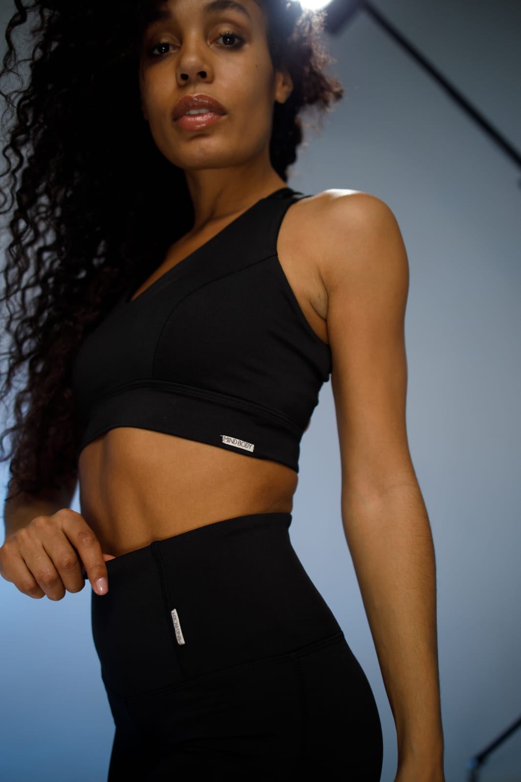 Sporty Top Schwarz XS