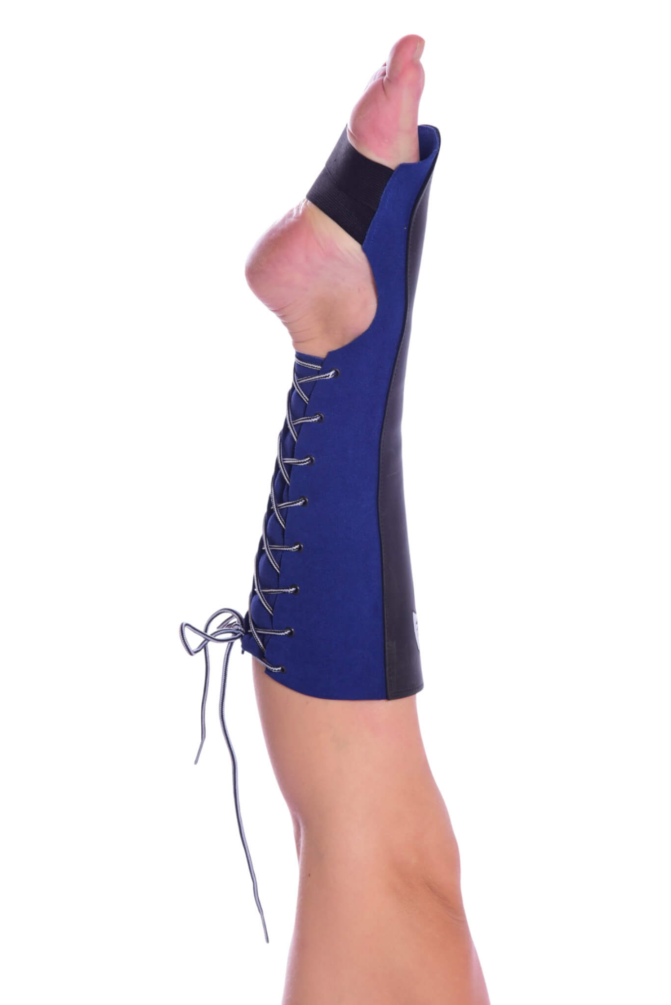 Trapezgamaschen anthrazit und blau M2 Katze S