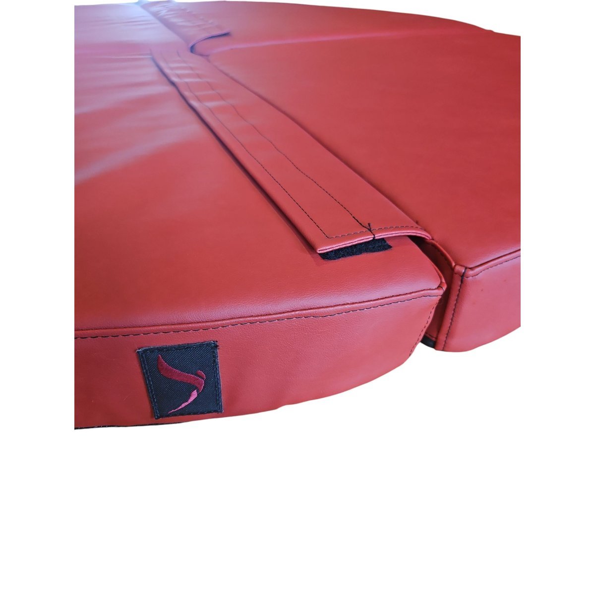 Fallschutzmatte Rot rund Fallschutzmatte Rot rund - Naht Fehler (Fundgrube)