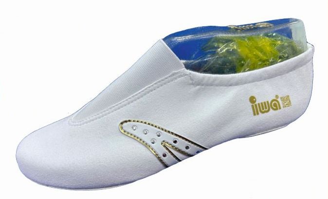 Luftakrobatik Schuh weiß-Pailletten Luftakrobatik Schuh weiß-Pailletten