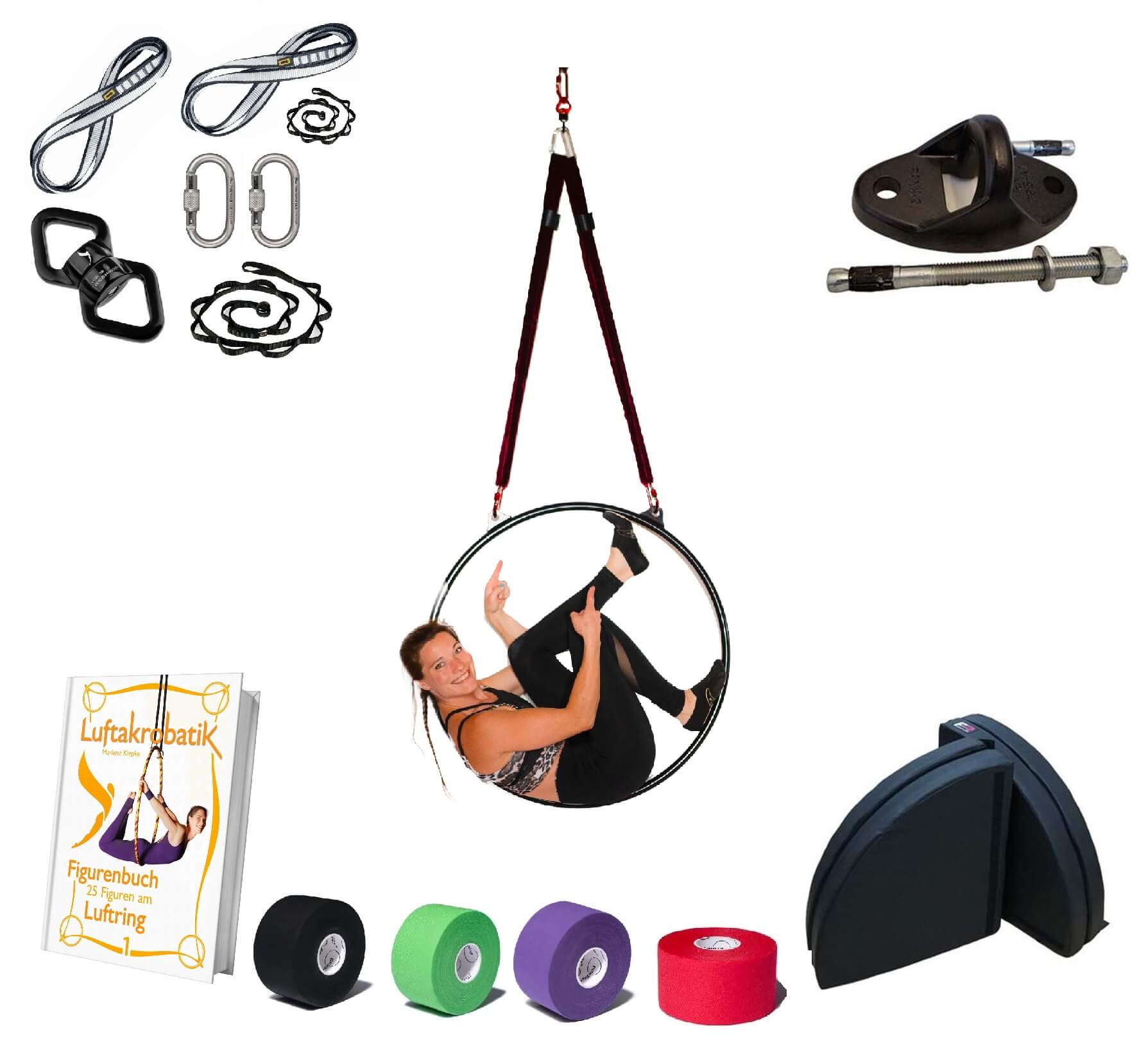 Luftring - Aerial Hoop Zuhause Set Luftring - Aerial Hoop Zuhause Set