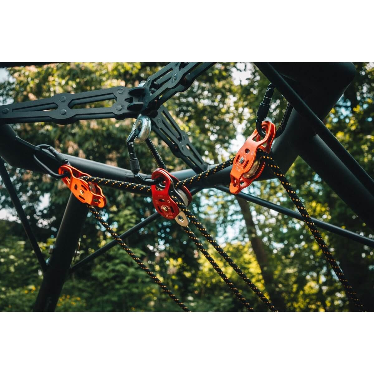 Luftakrobatik Gerüst 8m Dreibein Stahl Luftakrobatik Gerüst 8m Dreibein Stahl