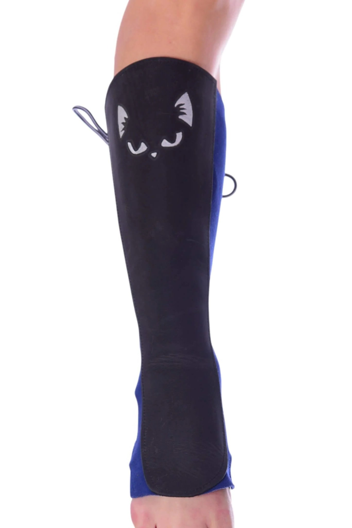 Trapezgamaschen anthrazit und blau M2 Katze M