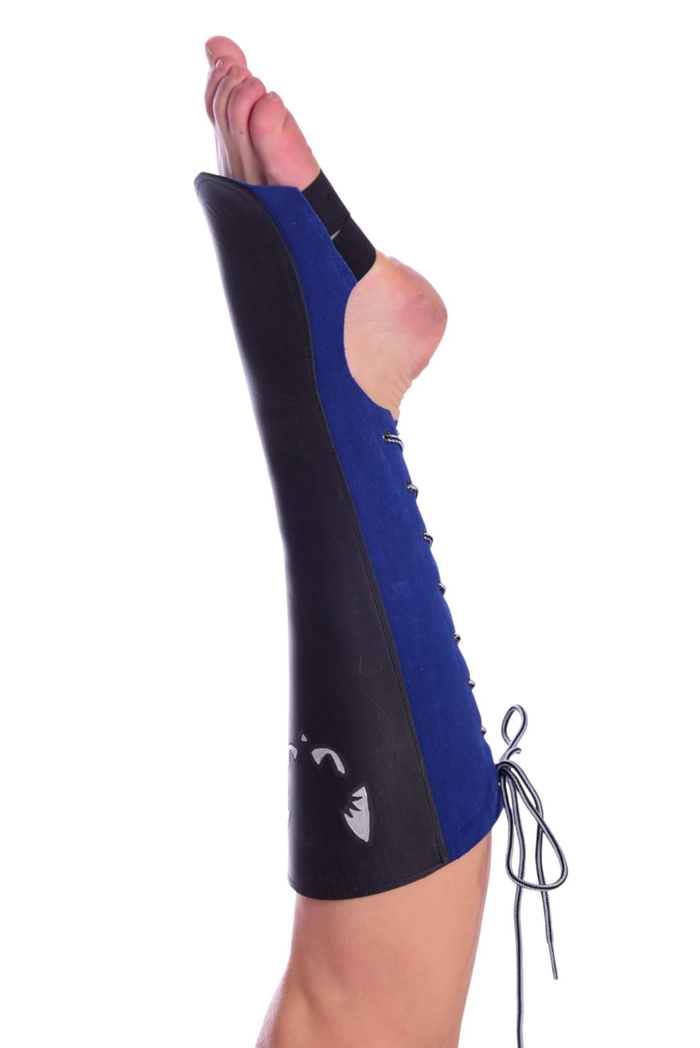 Trapezgamaschen anthrazit und blau M2 Katze M