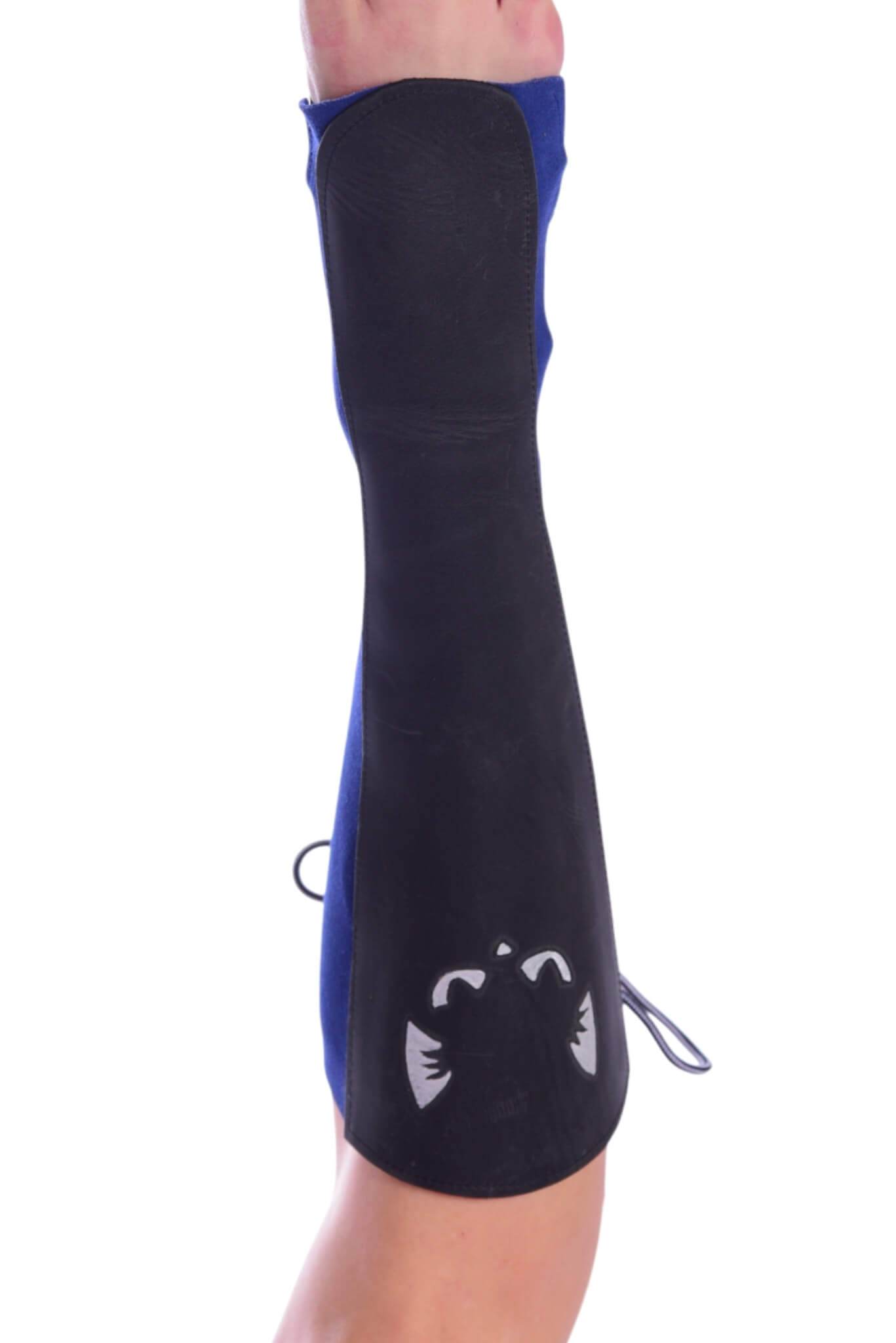 Trapezgamaschen anthrazit und blau M2 Katze M