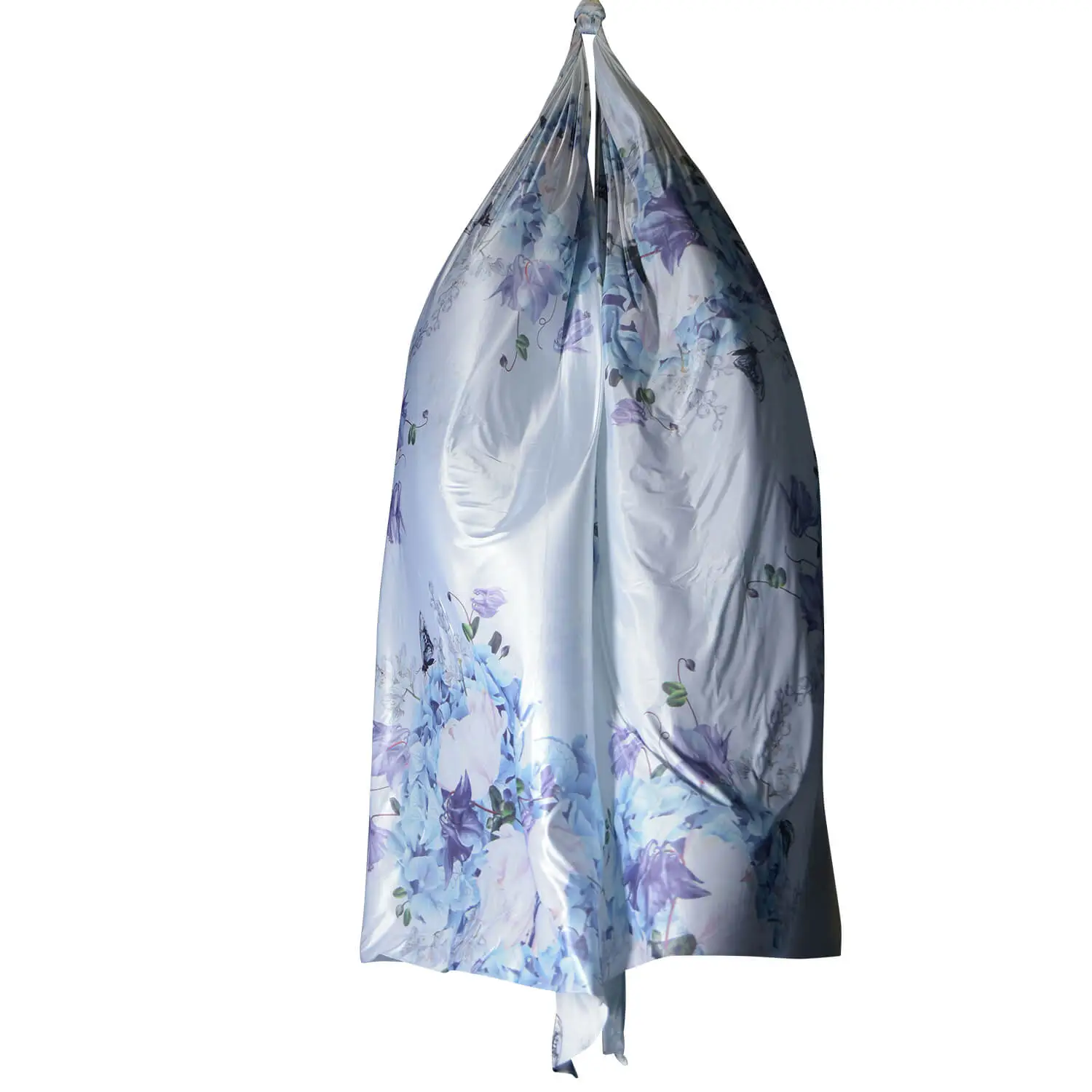 Lila und rosa Aerial Silk, wenig dehnbar, 14 Meter, erhältlich im Luftakrobatik Shop.