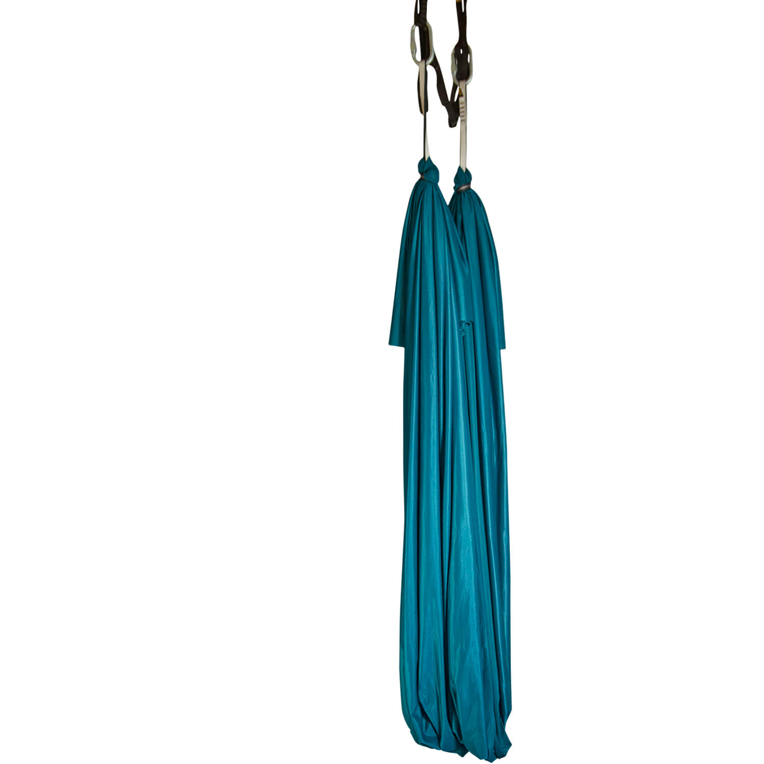 Dunkelgrüne, 4 Meter lange Tuchschlaufe aus hochwertigem, wenig dehnbarem Material, ideal für Aerial Yoga, erhältlich im Luftakrobatik Shop.