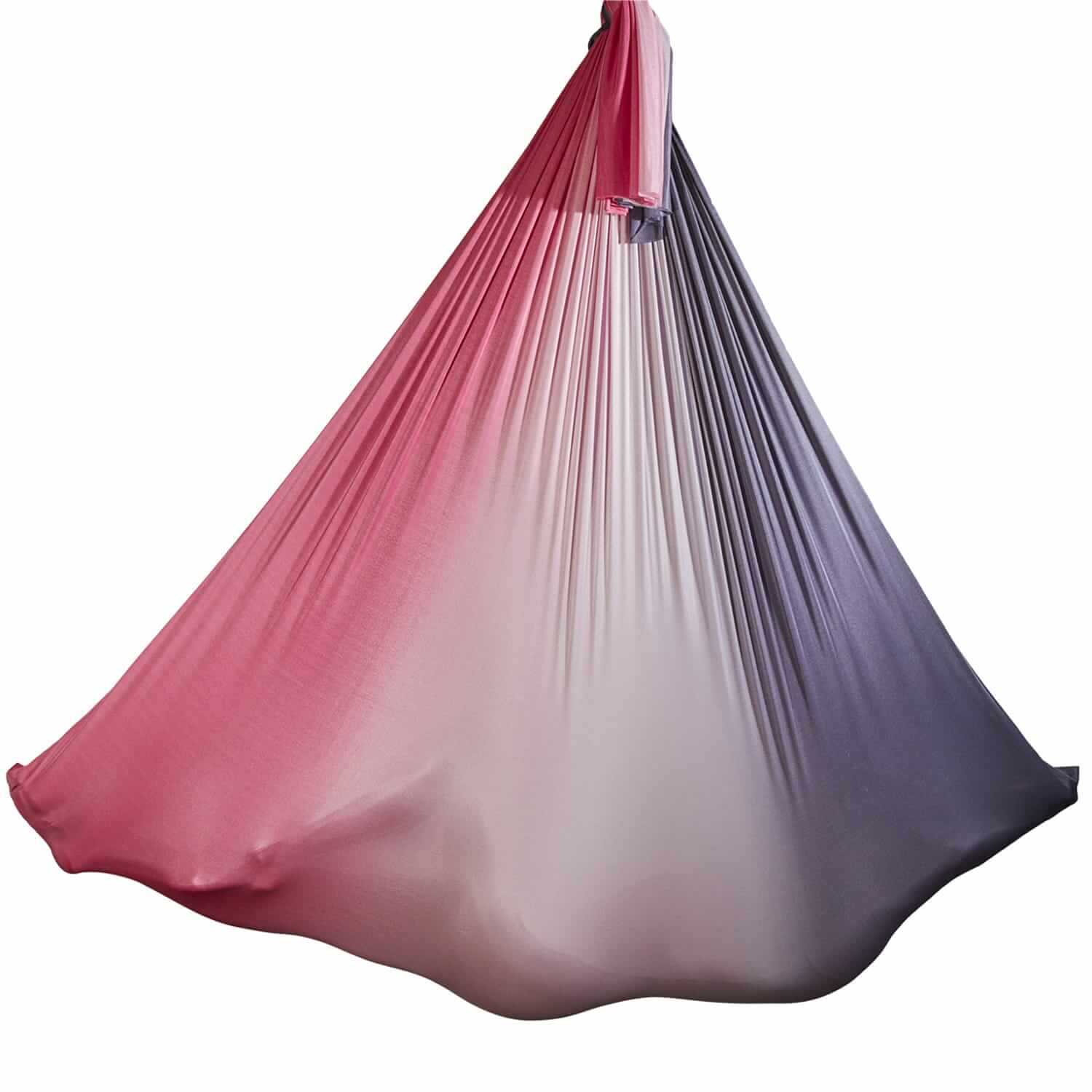 Elegantes Tuchschlaufe in leuchtendem Pink für Aerial Yoga und Luftakrobatik. Wenig dehnbar, ideal für sicheres Training. Verfügbar im Luftakrobatik Shop.