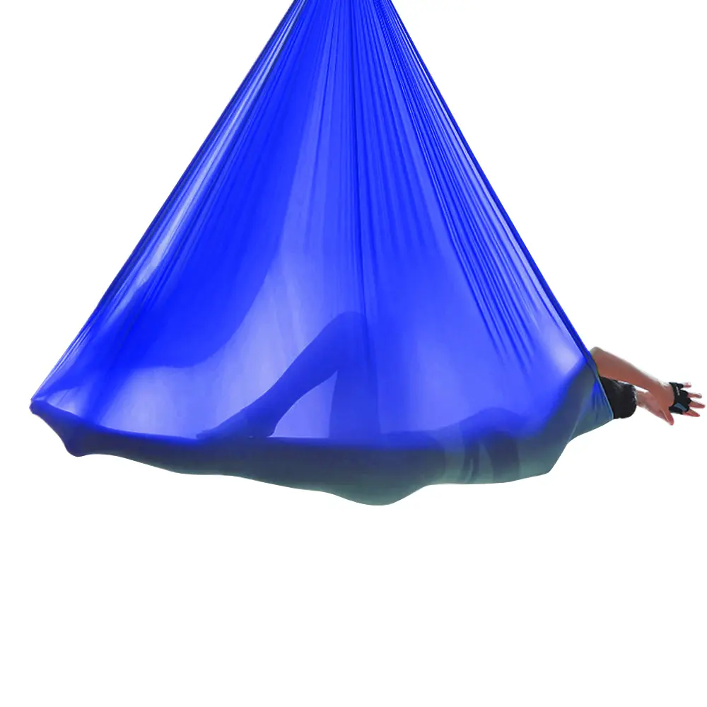 Königsblaue, wenig dehnbare Tuchschlaufe, 4 Meter lang, ideal für Aerial Yoga, erhältlich im Luftakrobatik Shop - hochwertige Qualität.