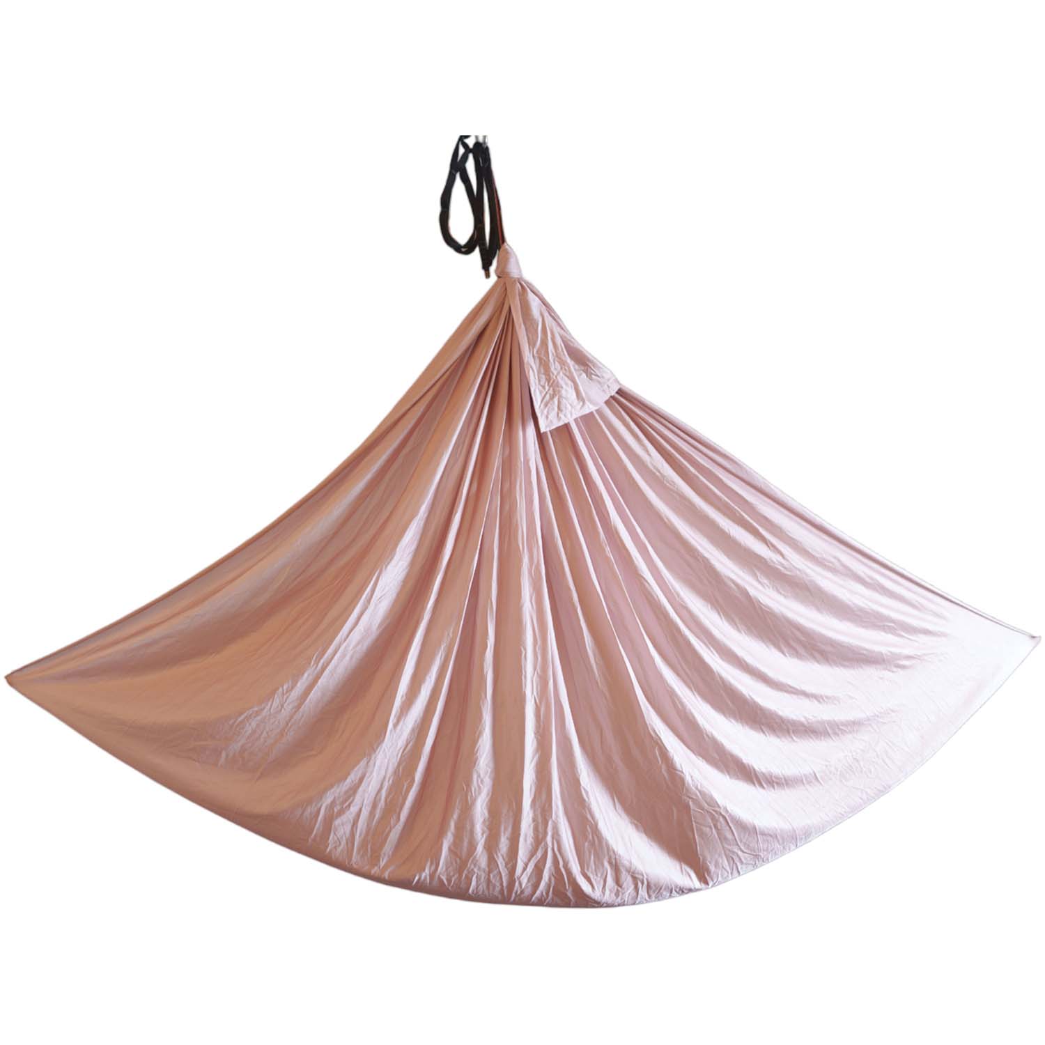 Altrosa Aerial Yoga Tuch, 4 Meter lang, wenig dehnbar und perfekt für Luftakrobatik. Hochwertig und bequem – Probier es im Luftakrobatik Shop!