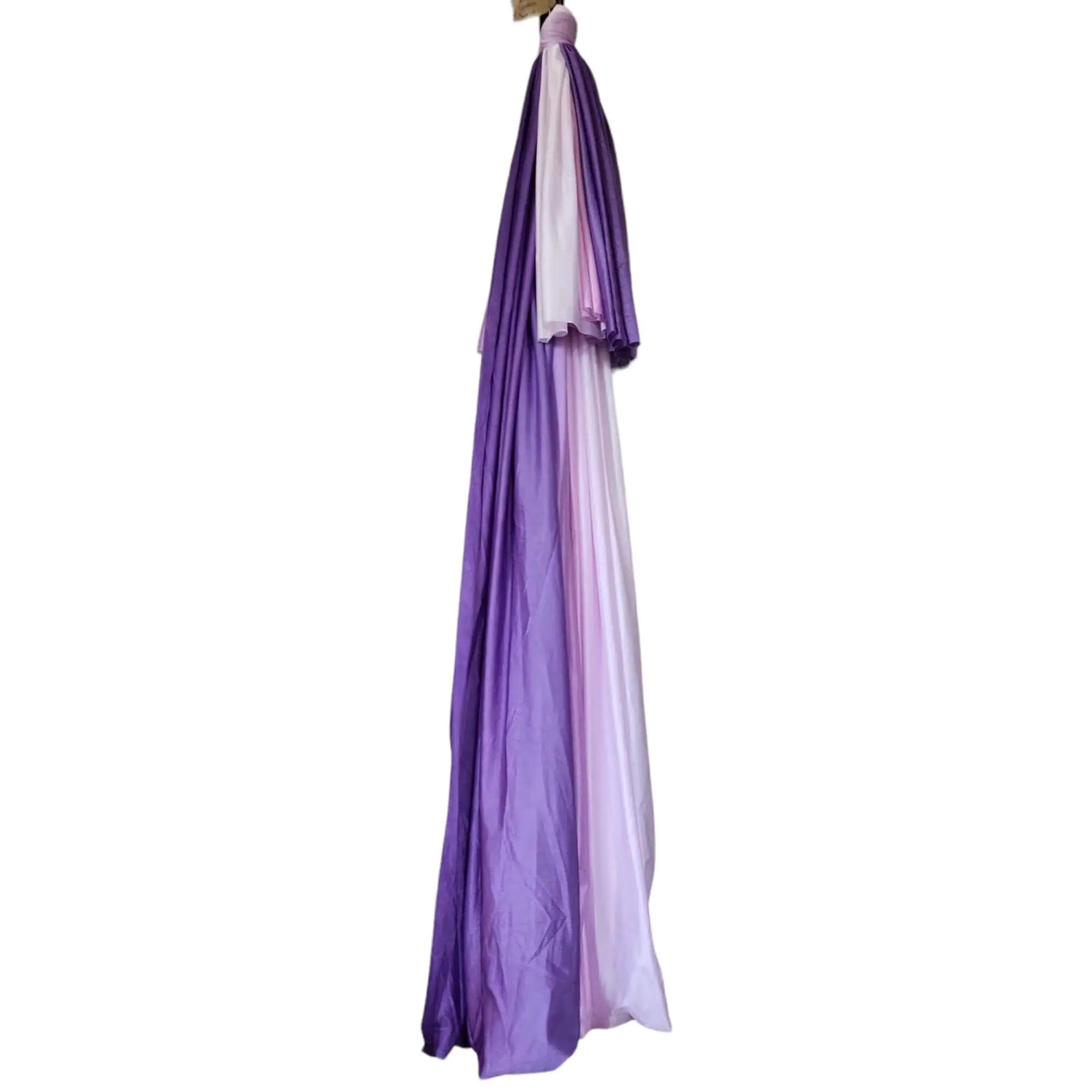 Lila und rosa Tuchschlaufe, lang 7 Meter, wenig dehnbar, ideal für Aerial Yoga. Hochwertiges Produkt vom Luftakrobatik Shop.